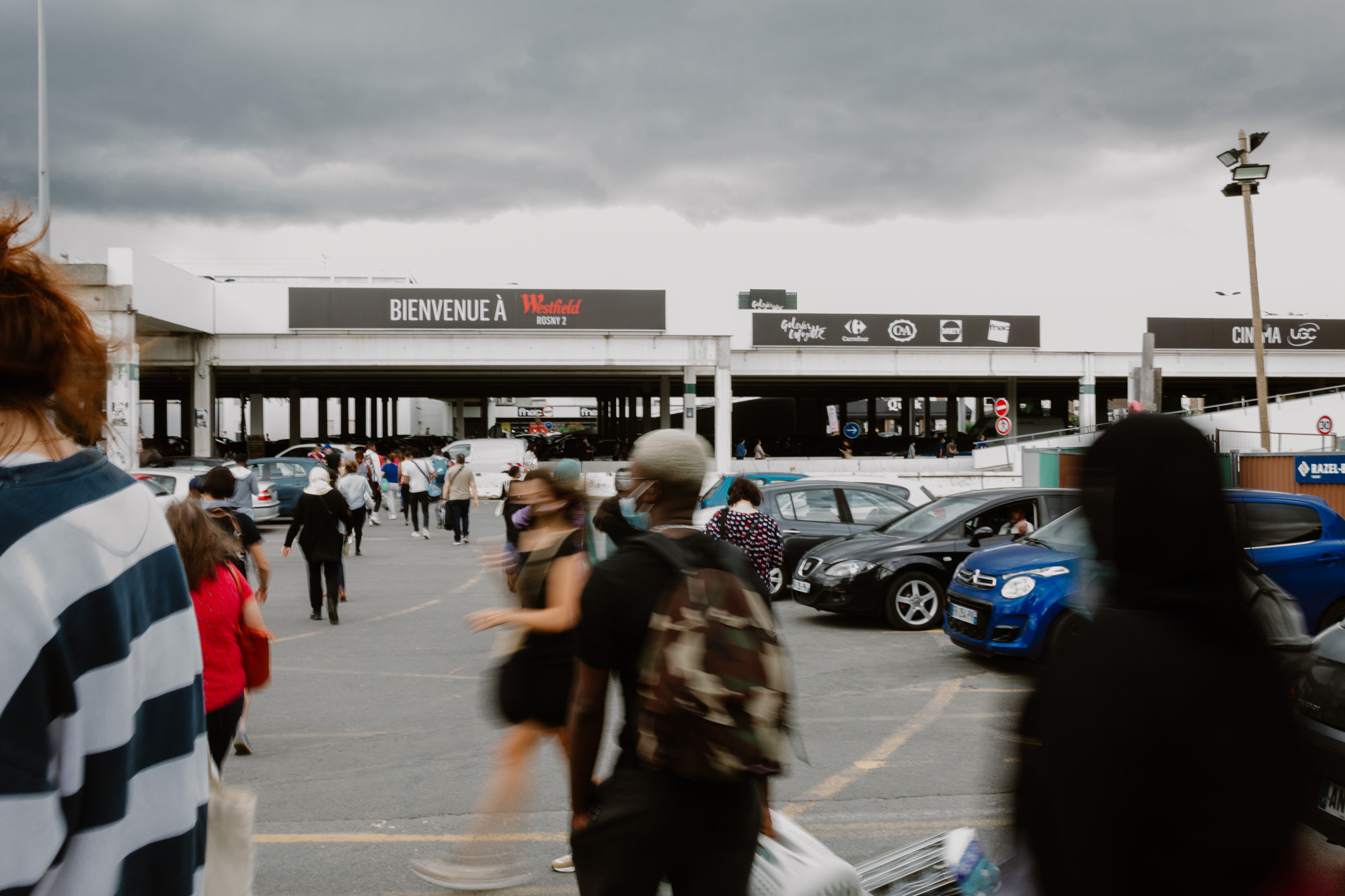 Parking du centre commercial Rosny 2